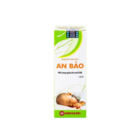 Dung dịch thảo dược lăn muỗi AN BẢO (Chai 12ml) Hết sưng ngứa do muỗi đốt.
