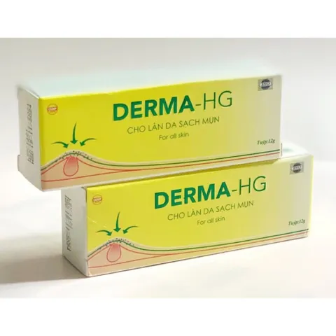 Kem mụn DERMA - HG (Tuýp 12g) Cho làn da sạch mụn