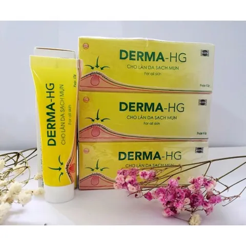 Kem mụn DERMA - HG (Tuýp 12g) Cho làn da sạch mụn