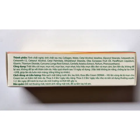 Kem mụn DERMA - HG (Tuýp 12g) Cho làn da sạch mụn