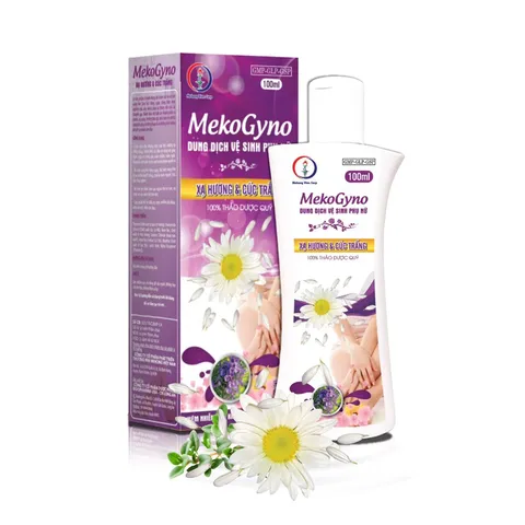 Dung dịch vệ sinh phụ nữ MEKOGYNO XẠ HƯƠNG CÚC TRẮNG (Chai 100ml) Giúp làm sạch nhẹ nhàng, khử mùi hôi, dưỡng trắng hồng