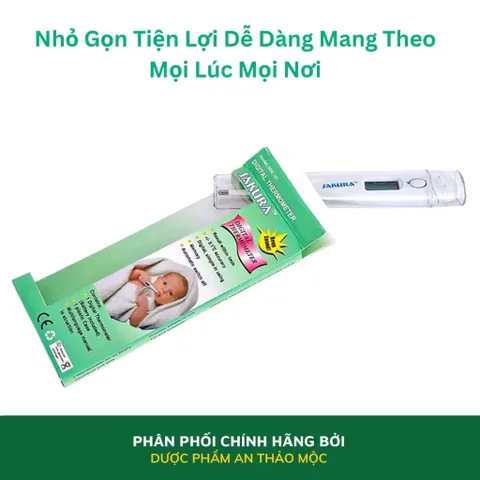 Nhiệt kế điện tử SAKURA (Hộp 1 cái) Độ nhạy cao, cho kết quả nhanh, chính xác
