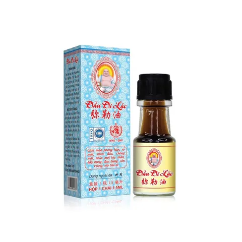 Dầu Di Lặc (Chai 7ml) Giúp giảm cảm lạnh, đau đầu, đau bụng, ngứa do côn trùng cắn, bầm tím…