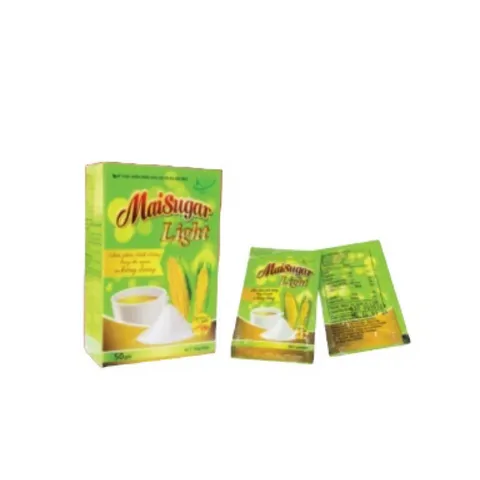 Đường Bắp Maisugar Light (Hộp 50 gói) Cung cấp năng lượng thấp, hỗ trợ chế độ ăn kiêng để kiểm soát cân nặng.