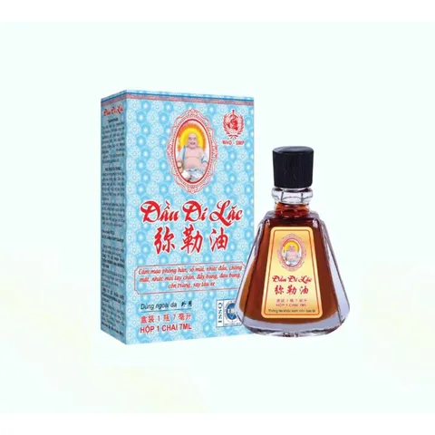 Dầu Di Lặc (Chai 7ml) Giúp giảm cảm lạnh, đau đầu, đau bụng, ngứa do côn trùng cắn, bầm tím…