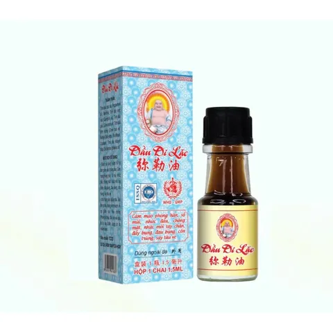 Dầu Di Lặc (Chai 7ml) Giúp giảm cảm lạnh, đau đầu, đau bụng, ngứa do côn trùng cắn, bầm tím…