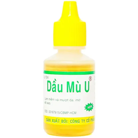 Dầu Mù U Quang Minh (Chai 15ml) Giúp làm lành vết thương, mau liền da, liền sẹo, bỏng, u nhọt, ghẻ lở.