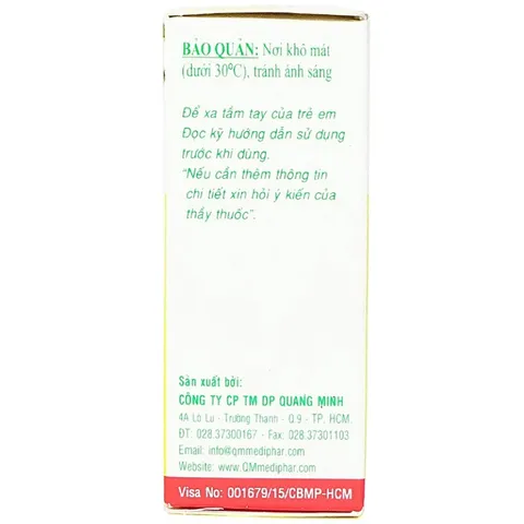 Dầu Mù U Quang Minh (Chai 15ml) Giúp làm lành vết thương, mau liền da, liền sẹo, bỏng, u nhọt, ghẻ lở.