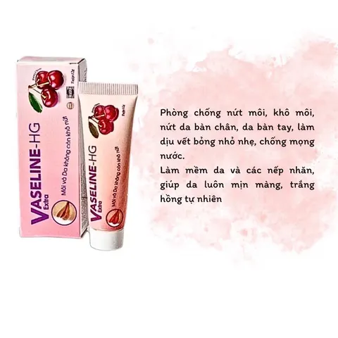 Kem dưỡng môi VASELINE - HG Extra (Tuýp 12g) Giảm nứt môi, khô môi, nứt gót chân, Làm mềm da giúp da mịn màng, căng bóng