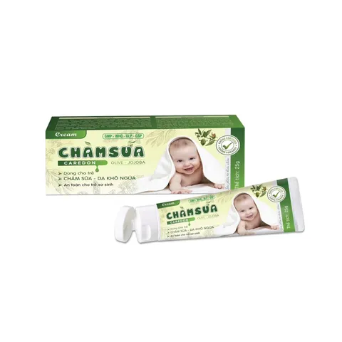 Kem bôi CHÀM SỮA CAREDON OLIVE - JOJOBA (Tuýp 25g) Dùng cho bé bị chàm sữa, da khô ngứa, an toàn cho trẻ sơ sinh.