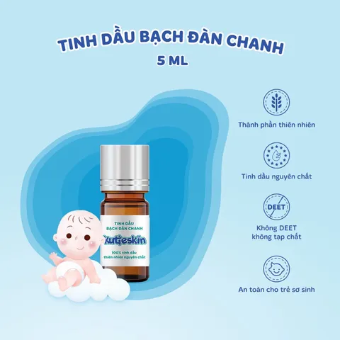 Tinh dầu Bạch Đàn Chanh Kutieskin (Chai 30ml) Hỗ trợ giúp đuổi muỗi, côn trùng và làm nhanh dịu, lành vết đốt.