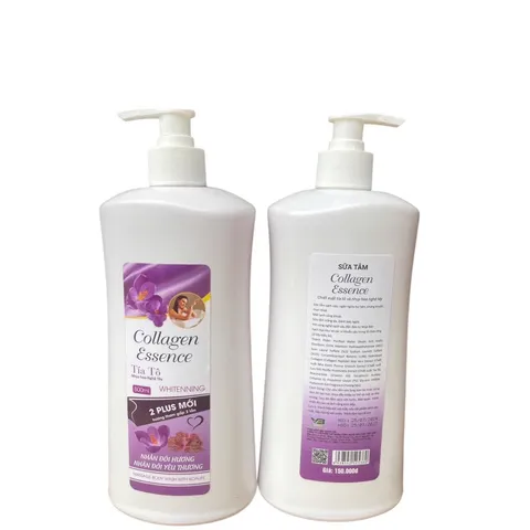 Sữa tắm Collagen Essence Tía Tô (Chai 800ml) Giúp làm sạch da, cung cấp độ ẩm nuôi dưỡng da mịn màng trắng sáng.