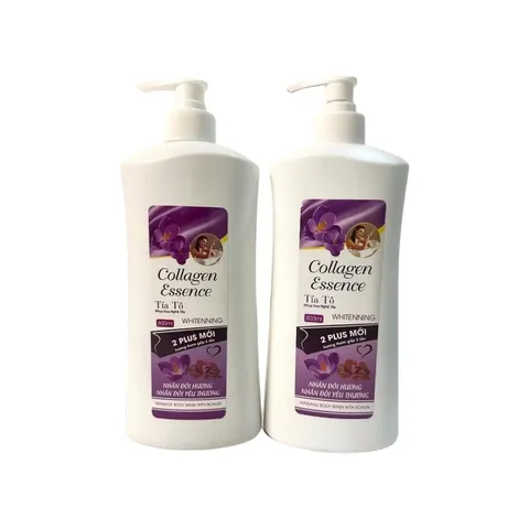 Sữa tắm Collagen Essence Tía Tô (Chai 800ml) Giúp làm sạch da, cung cấp độ ẩm nuôi dưỡng da mịn màng trắng sáng.