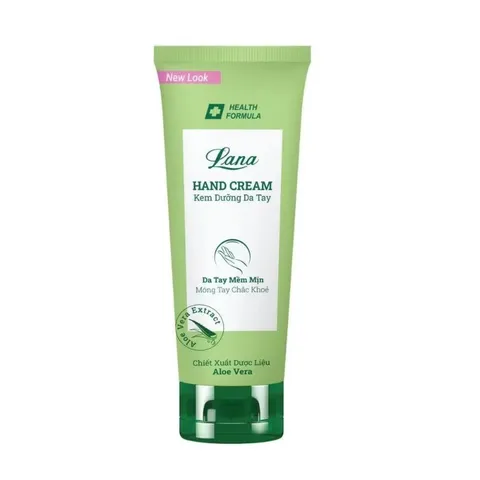 Kem dưỡng da tay HAND CREAM LANA (Tuýp 80g) Giúp da tay thật mềm mại, mịn màng và trẻ trung.