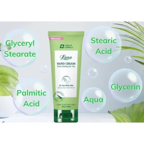 Kem dưỡng da tay HAND CREAM LANA (Tuýp 80g) Giúp da tay thật mềm mại, mịn màng và trẻ trung.