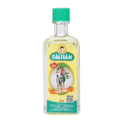 DẦU TRÀM TIÊN ÔNG (Chai 45ml) Giúp hỗ trợ giảm các chứng cảm mạo, phong hàn, nhức mỏi cơ bắp hiệu quả.