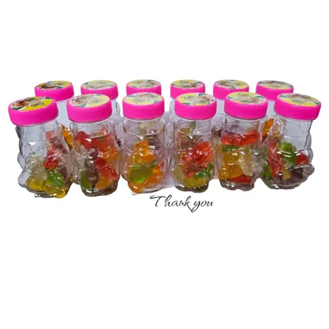Kẹo dẻo hương vị trái cây GUMMY (Lốc 10 hủ) nguyên liệu tự nhiên hương vị trái cây thơm ngon khó cưỡng.