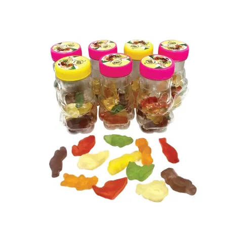 Kẹo dẻo hương vị trái cây GUMMY (Lốc 10 hủ) nguyên liệu tự nhiên hương vị trái cây thơm ngon khó cưỡng.