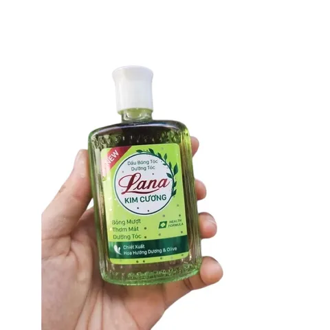 Dầu bóng tóc dưỡng tóc Lana KIM CƯƠNG (Chai 40ml) Bóng mượt, Thơm mát, Dưỡng tóc.