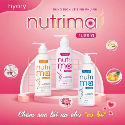 Dung dịch vệ sinh phụ nữ NUTRIMA (Chai 190ml) se khít, chống khô, giảm khí hư ngứa rát, giúp làm hồng cô bé.