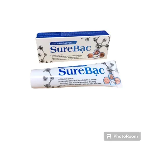 Gel bôi da Sure Bạc (Tuýp 25g) Hỗ trợ mau liền da giúp ngăn ngừa sẹo, giảm thâm nám, giảm hăm tã, chàm sữa, mẫn ngứa.