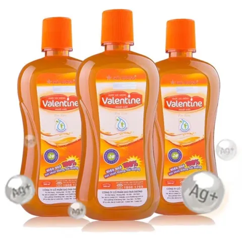 Nước súc miệng Valentine Thái Dương (Chai 500ml)