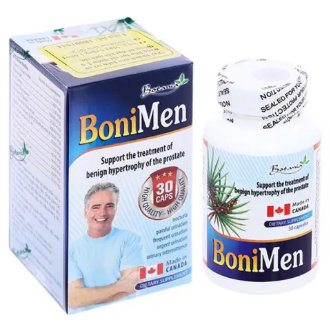 Viên uống BoniMEN (Chai 30 viên) Hỗ trợ ngăn ngừa và hạn chế sự phát triển của u xơ phì đại lành tính tuyến tiền liệt