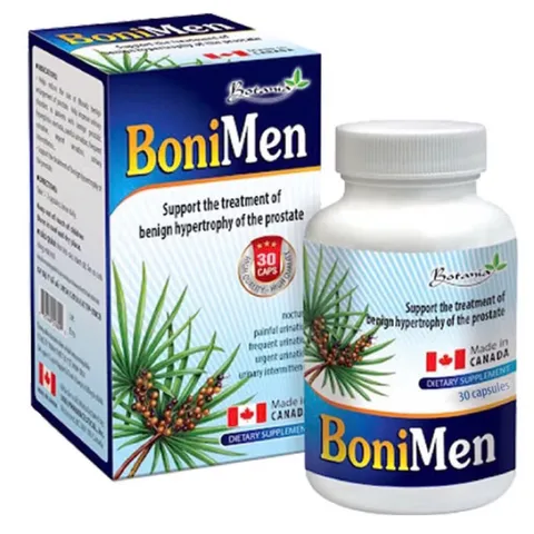Viên uống BoniMEN (Chai 30 viên) Hỗ trợ ngăn ngừa và hạn chế sự phát triển của u xơ phì đại lành tính tuyến tiền liệt