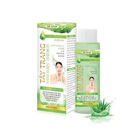Nước Tẩy Trang Thảo Dược Xanh Hyory Glutathione Korean Chai 200ml