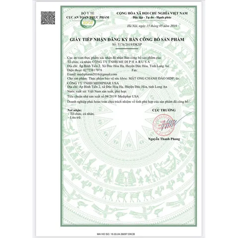 Viên ngậm Mật Ong Chanh Đào (Hộp 16 viên) Hỗ trợ nhuận phế, giảm ho, long đờm, giúp cải thiện các biểu hiện hắt hơi.
