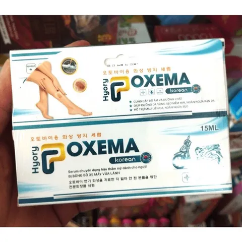 Serum Hyory POXEMA Korean (Tuýp 15ml) Serum chuyên dụng dành cho người bị bỏng bô xe máy vừa lành.