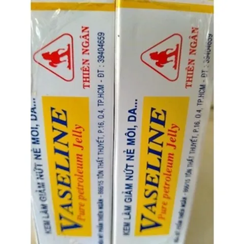 VASELINE THIÊN NGÂN (Tube 10g) Làm giảm nứt nẻ môi, khô môi, giảm nứt nẻ da tay, gót chân, khô da, làm mềm da.