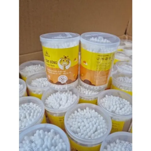 Tăm bông Bạch Tuyết cho người lớn (hộp 200 que) và trẻ em (hộp 120 que)