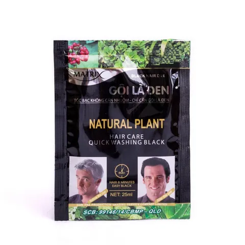 Gội là ĐEN và Gội là NÂU MATRIX (Hộp 10 gói x 25ml)