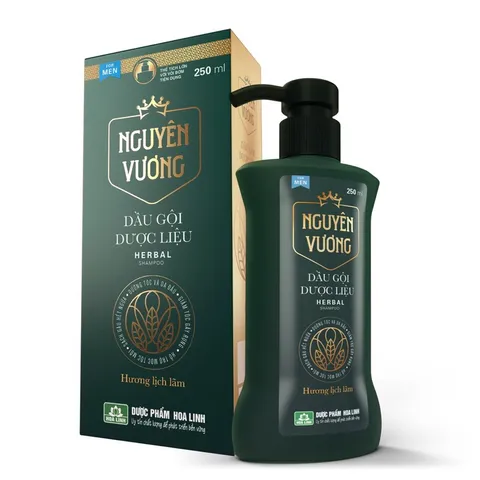 Dầu gội Dược liệu Nguyên Vương (Chai 180ml) giúp nuôi dưỡng tóc và da đầu từ gốc, làm sạch tóc và da đầu, sạch gàu.