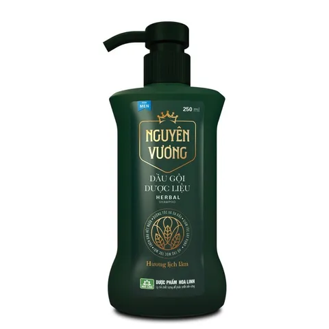 Dầu gội Dược liệu Nguyên Vương (Chai 180ml) giúp nuôi dưỡng tóc và da đầu từ gốc, làm sạch tóc và da đầu, sạch gàu.