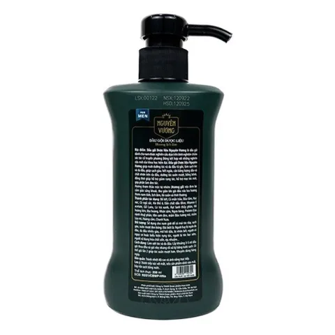 Dầu gội Dược liệu Nguyên Vương (Chai 180ml) giúp nuôi dưỡng tóc và da đầu từ gốc, làm sạch tóc và da đầu, sạch gàu.