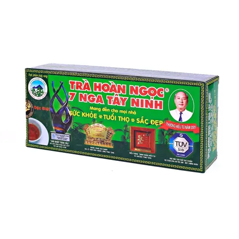 TRÀ HOÀN NGỌC 7 NGA TÂY NINH (Hộp 30 gói) Giúp Thanh nhiệt, Giải độc, tăng cường sức khỏe.