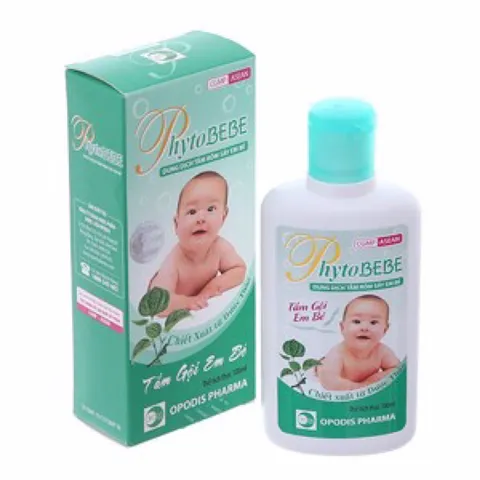 PHYTOBEBE Dung dịch tắm gội rôm sảy em bé (Chai 100ml và Chai 250ml)