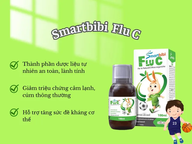 Combo Smartbibi ZinC và Smartbibi Flu C TPBVSK Giúp Bé Ăn Ngon Hỗ Trợ Tăng Đề Kháng Phòng Cảm Lạnh, Cảm Cúm