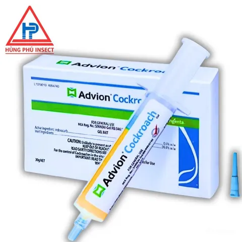 Advion®Cockroach 30g Syngenta Cao Cấp – Gel Bả Diệt Gián Đức, Gián Mỹ Hiệu Quả Và Một Số Loại Gián Khác