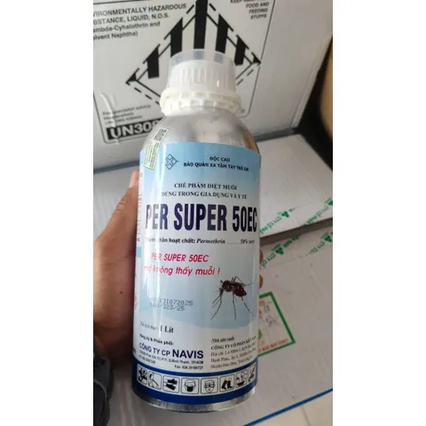 DIỆT CÔN TRÙNG PER SUPER50EC 1L - NL Ấn Độ,Diệt Muỗi,Ruồi,Kiến,Gián,Ruồi Vàng,Rầy,Rệp,Dùng Trong Trồng Trọt,Chăn Nuôi