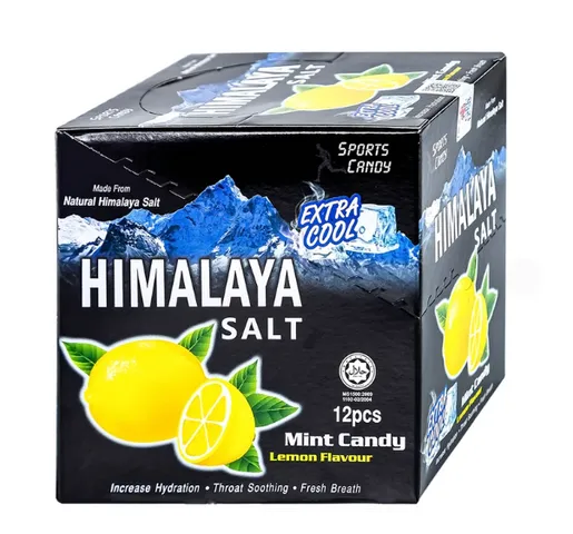 Kẹo Chanh Muối Vị Bạc Hà Himalaya (12 gói x 15g)