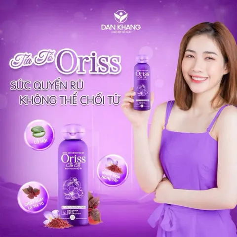 COMBO Vùng Kín Oriss Dành Cho Nữ: 1 Dung Dịch Vệ Sinh Nữ Tía Tô 200ml + 1 Nước Hoa Vùng Kín 10ml