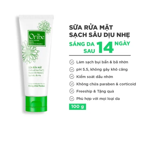 Sữa rửa mặt làm sạch dịu nhẹ dưỡng da ẩm mịn dành cho mọi loại da Oribe