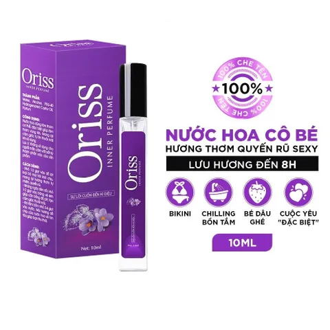 COMBO Vùng Kín Oriss Dành Cho Nữ: 1 Dung Dịch Vệ Sinh Nữ Tía Tô 200ml + 1 Nước Hoa Vùng Kín 10ml