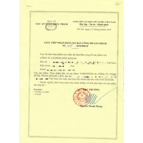 Viên Uống Hỗ Trợ Cải Thiện Bệnh Suy Giãn Tĩnh Mạch Vascovein Hộp 30 viên