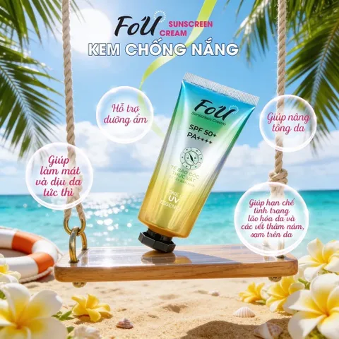 Kem chống nắng Fo’U SPF 50+ PA++++