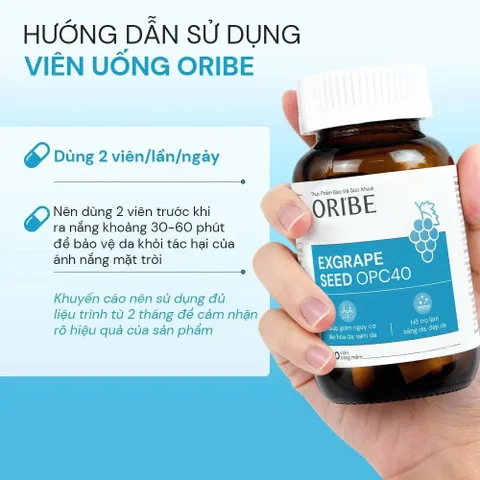 Viên uống đẹp da sáng da giảm sạm nám chống lão hóa Oribe Dân Khang Hộp 30 viên