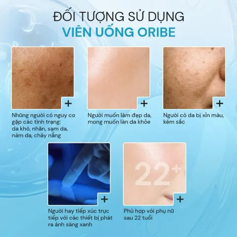 Viên uống đẹp da sáng da giảm sạm nám chống lão hóa Oribe Dân Khang Hộp 30 viên